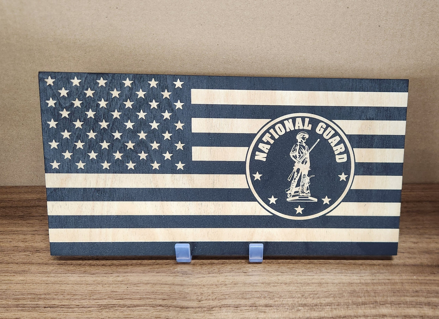 6x12" Laser Engraved Military Flags