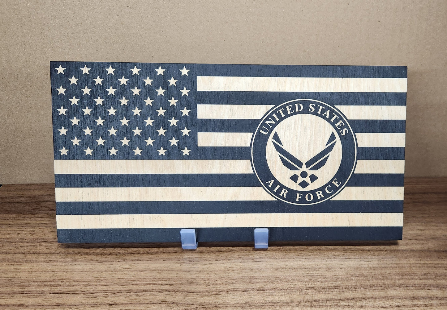 6x12" Laser Engraved Military Flags
